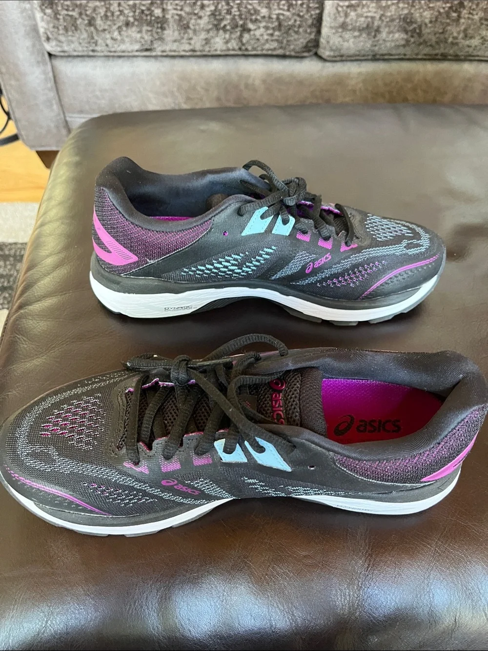 NWOT Asics Black and Purple Women's Athletic Running Shoes